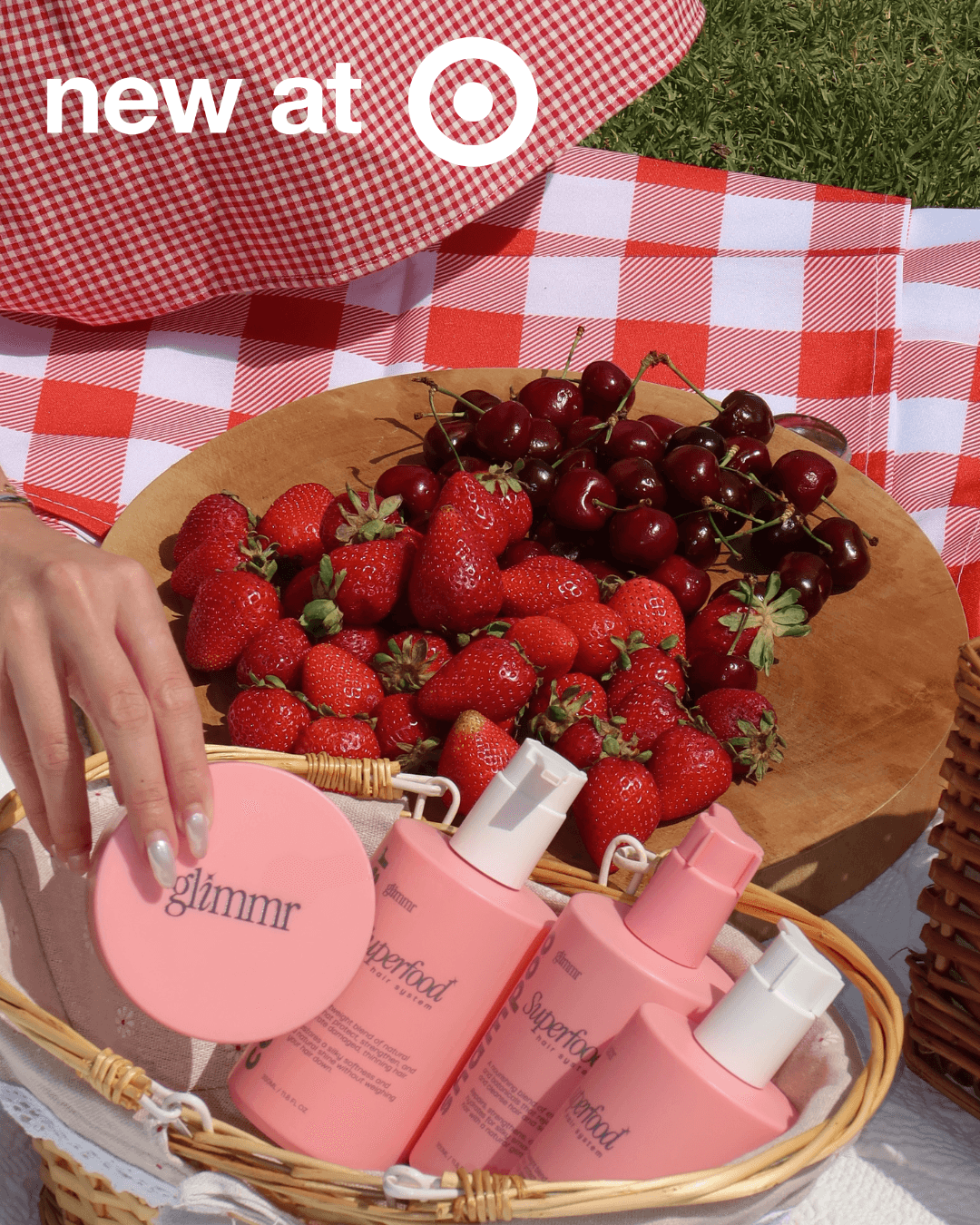 New at Target — Glimmr campaign key art, picnic scene